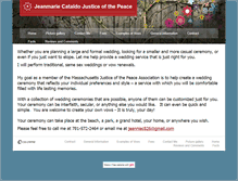 Tablet Screenshot of justicejeanmarie.org